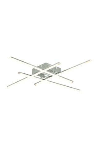Pl 06 4 Model Krom 3 Renkli Salon Ve Oturma Odası İçin İdeal Alüminyum Avize, 10x55 Krom