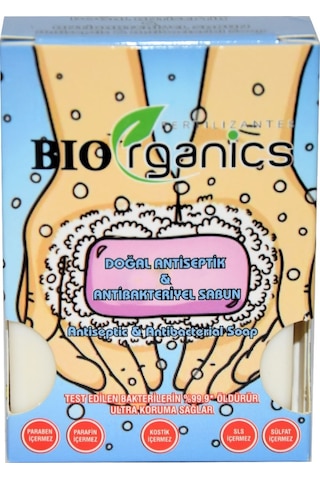 Biorganics Kostiksiz Doğal Antiseptik ve Antibakteriyel Sabun 100 G