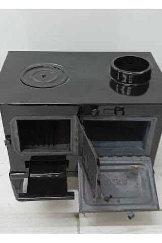 Fırınlı Karavan Kamp Sobası Odun Uyumlu Taşınabilir Mini Soba
