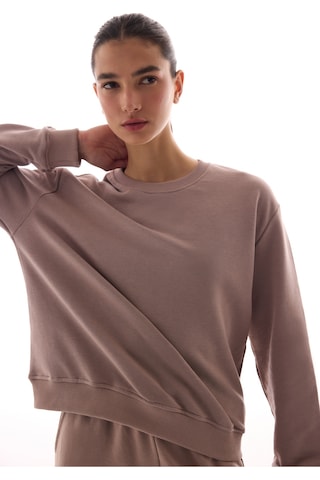 Penti Bej Bisiklet Yaka Regular Kesim Pamuklu Sweatshirt