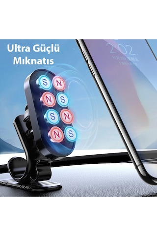 Ally Araç İçi Mıknatıslı Torpido Üstü Cep Telefonu Tutucu