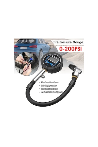 4 Adet Değiştirilebilir Dijital Lcd Lastik Lastik Hava Pompası Basınç Göstergesi Test Cihazı