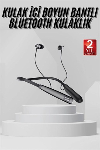Mey Najmaddin Bluetooth 5.3 Boyun Askılı Kulaklık Düşük Gecikmeli Manyetik Tasarım Najmaddin