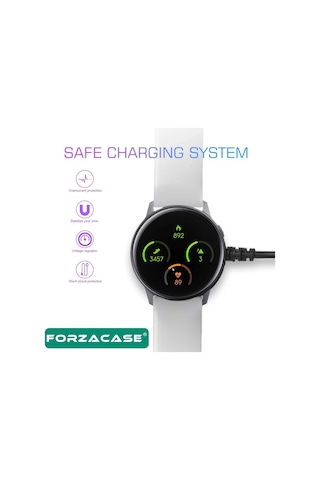 Forzacase Samsung Galaxy Watch 7 Serisi 40 / 44 / Ultra İle Uyumlu Type-c Manyetik Şarj Kablosu - Fc017