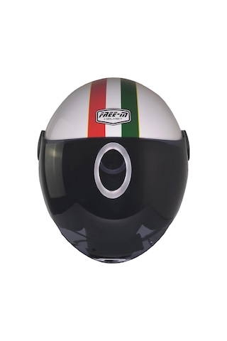 Fr-612 İtaly Gold Yarım Kask Siyah Camlı+güneş Vizörlü İtalyan