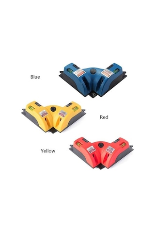 Funtree 90 Derece Hızlı Hizalama Aleti - Çift Kabarcıklı Duvar Ve Karo İçin Kullanışlı Marangoz Aleti