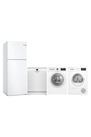 Bosch KDN55NWE0N - WAN24200TR - SMS26DW00T - WYH22200TR Çeyiz Paketi
