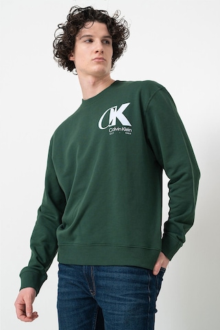 Calvin Klein Erkek Sweatshirt Haki