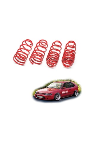 Toyota Corolla Uyumlu spor yay helezon 35mm/35mm 1992-1998 Coil-ex