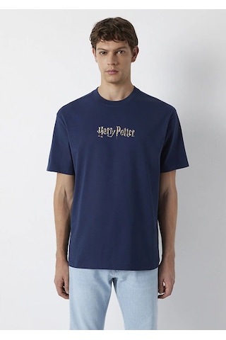 Mavi M0613450-70497 Mavi Harry Potter Baskılı T-shirt Erkek Tişort Lacivert