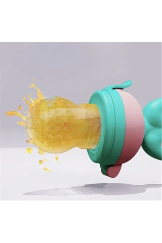 Vkemall Bebek Silikon Yemek Chew Bag - Diş Gelişimi, Lezzet Keşfi Ve Diş Çıkma Ağrısı Alatı