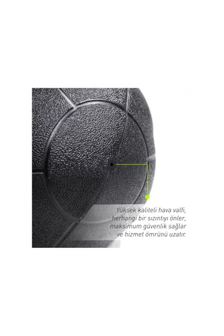 Woqes Çift Tutacaklı Slam Ball Sağlık Topu Ağırlık Topu 6KG