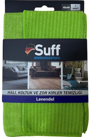 Lavanta Mikrofiber Halı, Koltuk Ve Zor Kirler Temizlik 40 X 40 Cm, Yeşil