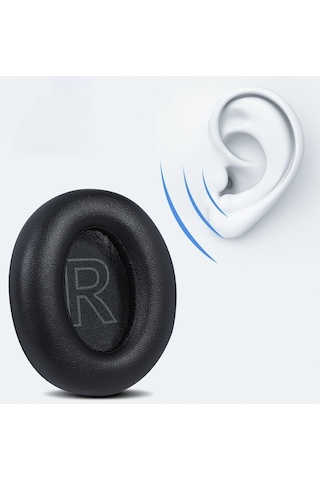 Zyzqstore Soundcore Life Q30 Kulaklık Pedleri Siyah, Kullanıcıya Özel Tasarım, İyi Ses Kalitesi, Uyumlu Hacim Siyah