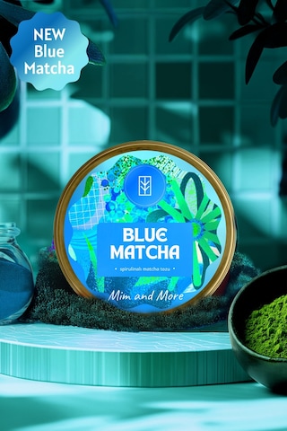 Mim And More Blue Matcha Mavi Spirulina Superfood Matcha Tozu 25 G