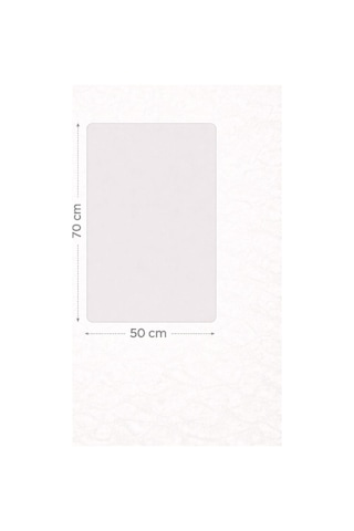 Buççin Online Mağaza Jakarlı Örme Welsoft Ayak Havlusu Ayak İzi Desenli Yumuşak Dokulu 50 X 70 Cm Polyester Orta 6 - 12 Çok Renkli