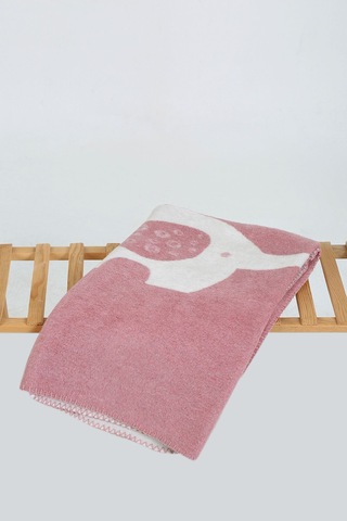 Yumuşak Bebek Çocuk Battaniyesi Mevsimlik 90x100 Cm Sb 885 Pembe