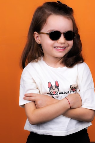 Yeni-unisex 1-5 Yaş %100 Uv Koruma Polarize Kahverengi Çocuk Güneş Gözlüğü Kahverengi