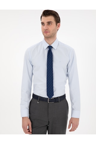 Pierre Cardin Erkek Açık Mavi Gömlek Basic 50307297-vr003 Açik Mavi