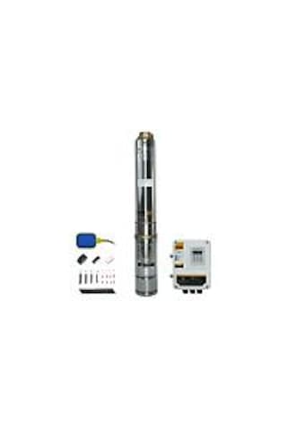 110 V Volt 1.6 HP 1.3 kW 1300 W Watt Dc Kademeli Dalgıç Solar Pompa 1820 Watt Güneş Paneli Solar Sulama Paket Sistem