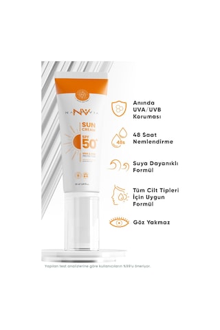 Naturavia Leke Karşıtı Ve Nemlendirici Yüz Ve Vücut Güneş Kremi SPF50+ 50 ML