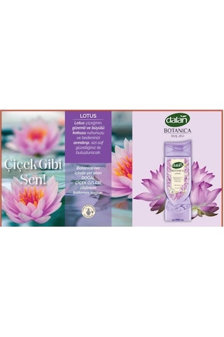 Duş Jeli Botanica Lotus 450 Ml X 3 Adet Lotus Çiçeği