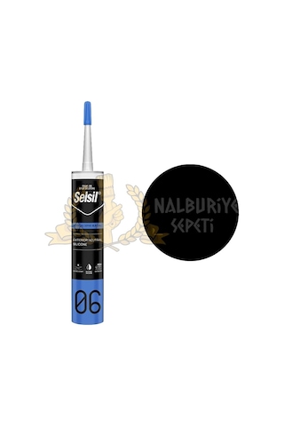 Selsil Dış Cephe Nötr Silikon SİYAH 300 ml.