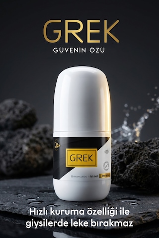 Doğal Içerikli Grek Deo Erkek Roll On Özel Kokusu İle 50 Ml
