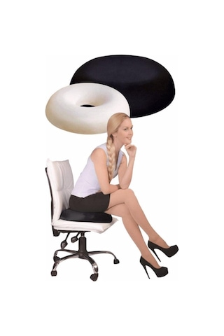 Luxury Visco Ortopedik Oturma Minderi Oturma Simidi Basur Hemoroi