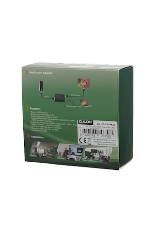 Hdmı 4k Çift Çıkışlı, 1xhdmı Giriş, 1xhdmı + 1x Usb Çıkış, Video/ses Yakalama, Mikrofon, Canlı Yayın, Tak