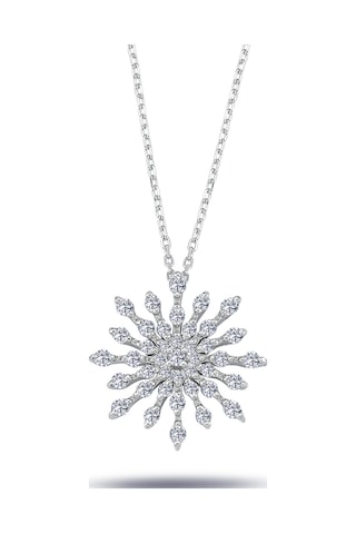 Lova Pırlanta Büyük Kar Tanesi Kolye - 2040167