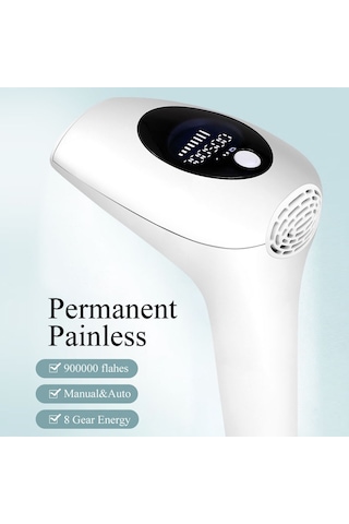 Moveevo Ipl Ağrısız Lazer Epilasyon Aleti Ev Tipi El Tipi Epilasyon Ve Cilt Gençleştirme Aleti Beyaz