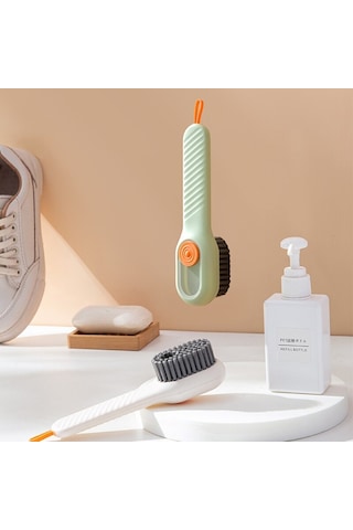 Omilife Ayakkabı Fırçası Deterjan Hazneli Ayakkabı,Bot Temizleme Yıkama Fırçası