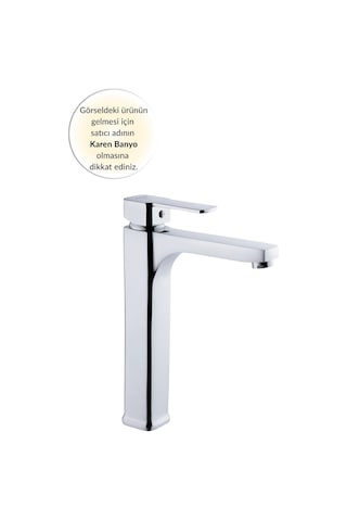 Karen Banyo Robin Çanak Lavabo Bataryası, Krom, Cisa-49019 krom