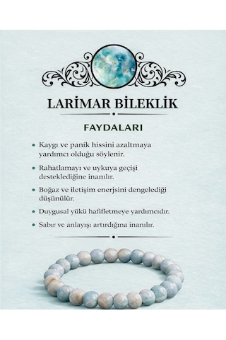 Larimar Doğaltaş Bileklik Diğer