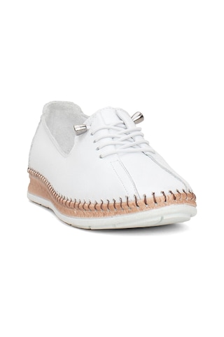 Voyager 8786c Kadın Hakiki Deri Casual Ayakkabı Beyaz-beyaz Beyaz