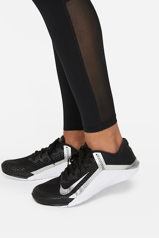 Nike Pro 365 Kadın Siyah Antrenman Taytı File Panelli Cz9779-010 Siyah