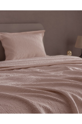 Madame Coco Labenne Çift Kişilik Yatak Örtüsü - Pudra 8684427228661 Pudra