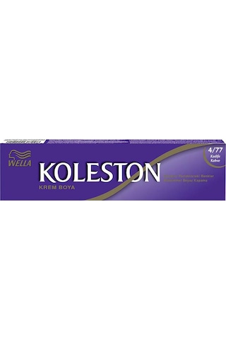 Koleston Tüp Boya 50 Ml - 4.77 Kadife Kahve + 20 Vol Oksidan Peroksit