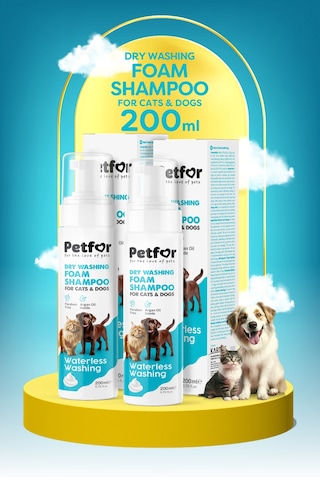 Kedi Ve Köpekler İçin Kuru Şampuan 200 Ml X2 Adet