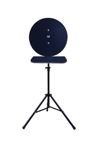 Raf Düzenekli Tripod Ayaklı Dart Arkalık Stand Seti Lacivert