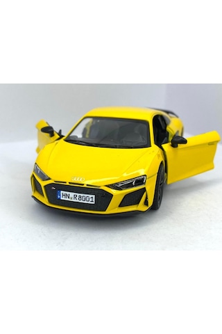 Kinsmart 2020 Audi R8 Coupe 1 36 Çek Bırak Araba sarı