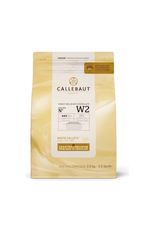 Callebaut W2 Beyaz Drop Çikolata 2,5 Kg