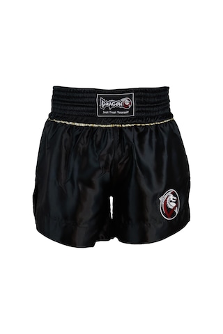 Dragondo Mt3033 Muaythai Şortu Siyah Kick Boks Şortu Siyah