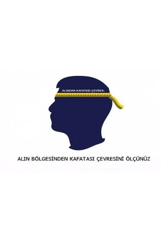 Denbu Tekstil Sünnet Şapkası Krem Lacivert