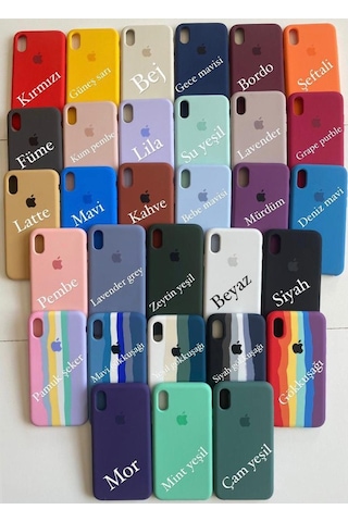 Apple Uyumlu iPhone Xr Logolu Lansman Silikon Kilif 542061683