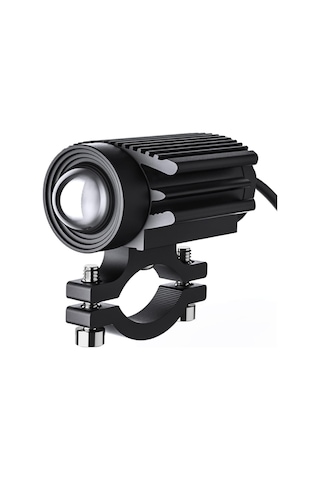1 Adet Alüminyum Gövdeli Profesyonel Motosiklet / Atv Led Sis Farı - Kelepçeli