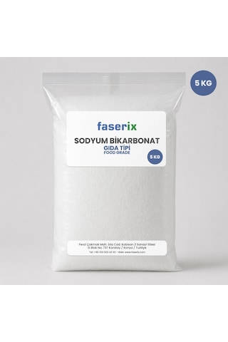 Sodyum Bikarbonat Şişecam İngiliz Karbonatı Gıda Tipi 5 Kg