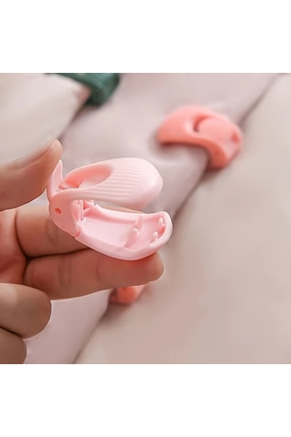 Willowhaven Pembe 6lı Yatak Pike Klipsi Kaymaz Tutucu Ve Ayarlanabilir