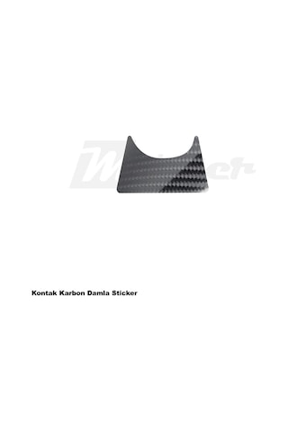 Cfmoto 450sr Gidon Koruma Damla Sticker Karbon Modeli